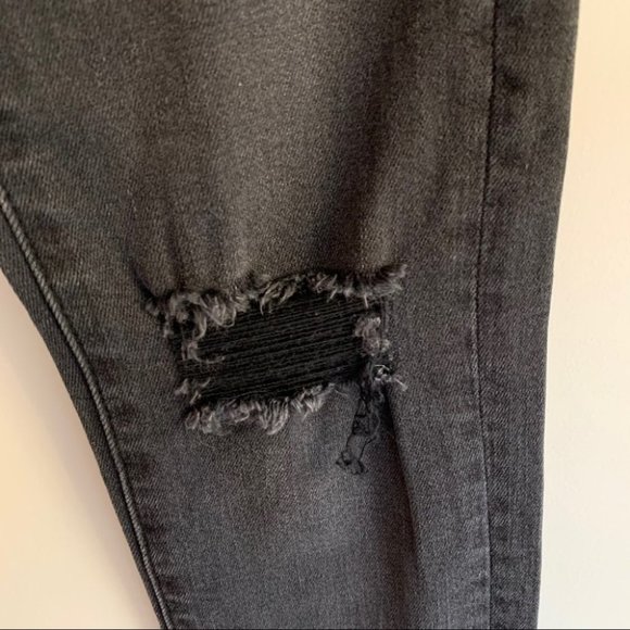 NEON BLONDE Blondie Black Magic Skinny Jeans Distressed Denim - Picture 10 of 14